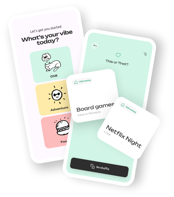 Anyday app screenshots